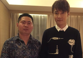 广州星空与明星合影