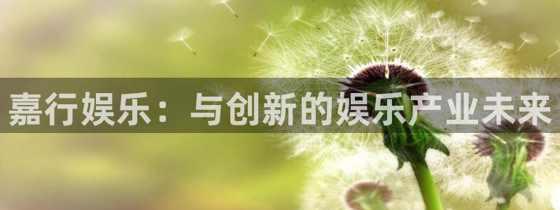 星空娱乐.：嘉行娱乐：与创新的娱乐产业未来